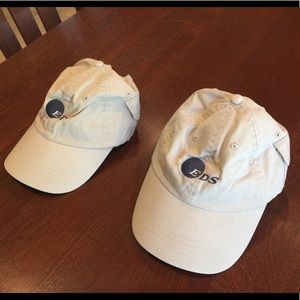 Two 100% Cotton Baseball Caps